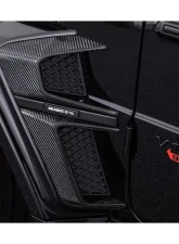 BRABUS Glossy Carbon Fiber Fender Inserts for Widestar Kit (Set of 4x) Mercedes-Benz G63 AMG W463A G-Class 2018-2022                                     - 464-234-CG - Image 2