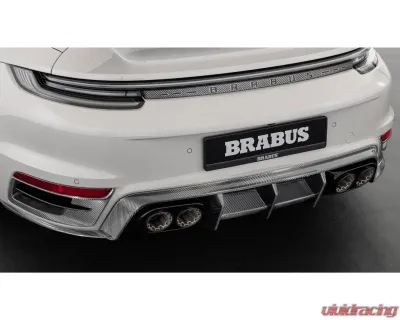 BRABUS Carbon Fiber Rear Diffuser in Gloss Carbon Porsche 992 Turbo S 2020+ - 902-400-00