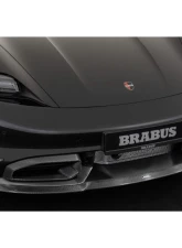 BRABUS Carbon Fiber Front Add On in Gloss Finish Porsche Taycan Turbo S 2020+                                     - 9TY-230-00 - Image 2