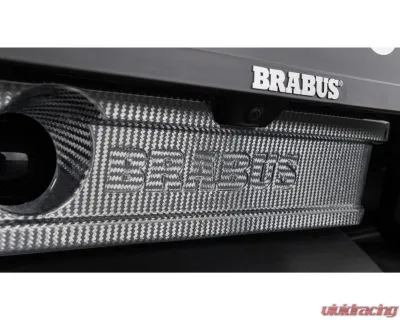 BRABUS Carbon Fiber Front Add On in Gloss Finish Porsche Taycan Turbo S 2020+ - 9TY-230-00