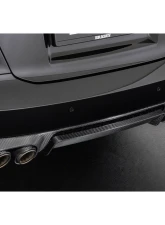 Brabus Gloss Carbon Fiber Rear Skirt with Carbon Fiber/Titanium Tailpipe Cover 4-fold Rolls-Royce Ghost II 2009+                                     - RRG-400-00 - Image 2