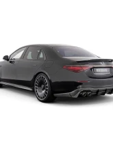 Brabus Gloss Carbon Fiber Rear Diffuser Mercedes-Benz S63 AMG W222 Facelift 2018+                                     - 222-470-00 - Image 2