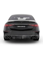 Brabus Gloss Carbon Fiber Rear Diffuser Mercedes-Benz S63 AMG W222 Facelift 2018+                                     - 222-470-00 - Image 2