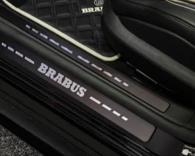 Brabus Stainless Steel RGB Scuff Plates Mercedes-Benz W223 AMG Line