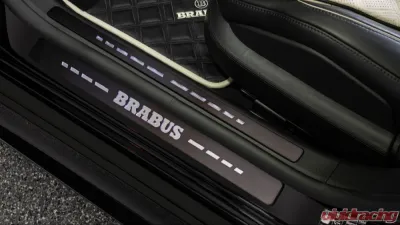 Brabus Stainless Steel RGB Scuff Plates Mercedes-Benz W223 AMG Line - 223-350-00-RGB