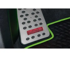 Brabus Matt Anodized Foot Rest with LED Color Change White/Red for Porsche 992 Turbo S 2020+