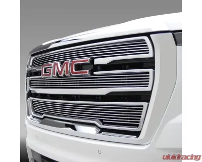 T-Rex Grilles Billet Grille 3Pc Overlay Polished GMC Yukon | Yukon XL 2021 - 21173
