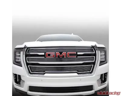 T-Rex Grilles Billet Grille 3Pc Overlay Polished GMC Yukon | Yukon XL 2021 - 21173