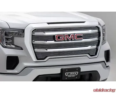 T-Rex Grilles Billet Grille, Polished Aluminum 5 Pc Overlay GMC Sierra 1500 2019-2022 - 21213