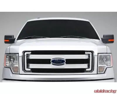 T-Rex Grilles Billet Grille Black 4 Pc Overlay Ford F150 XLT 2013-2017 - 21573B