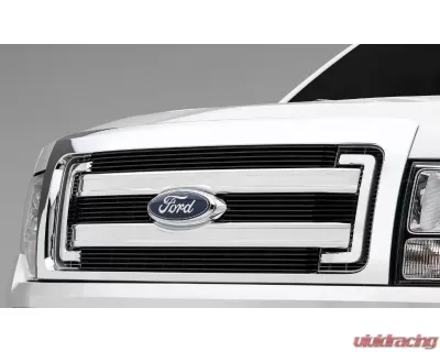 T-Rex Grilles Billet Grille Black 4 Pc Overlay Ford F150 XLT 2013-2017 - 21573B