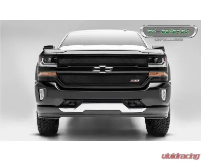 T-Rex Grilles Upper Class Grille, Black 2 Pc Chevrolet Silverado 1500 Z71 2016-2018 - 51124