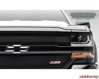 T-Rex Grilles Upper Class Grille, Black 2 Pc Chevrolet Silverado 1500 Z71 2016-2018 - 51124