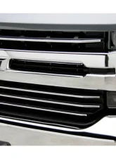 T-Rex Grilles Round Billet Grille Horizontal Round Polished 4 Pc Overlay Chevrolet Silverado 1500?Trailboss RST | LT 2019-2022                                     - 6211232 - Image 3