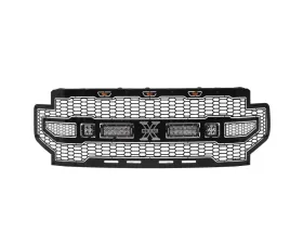 T-Rex Grilles Stealth Laser Torch Grille Black 1 Piece Ford Super Duty 2020-2022