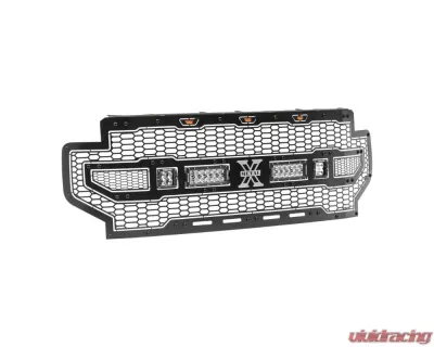 T-Rex Grilles Stealth Laser Torch Grille Black 1 Piece Ford Super Duty 2020-2022 - 7315571-BR