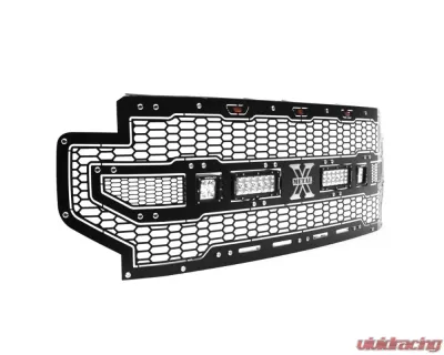 T-Rex Grilles Laser Torch Grille Black 1 Piece Ford Super Duty 2020-2022 - 7315571
