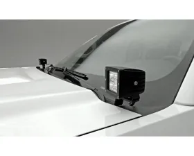 T-Rex Grilles Black Mild Steel Hood Hinge LED Kit w/ (2) 3 inch ZROADZ LED Pod Lights GMC Sierra 2500HD | 3500HD 2020-2023