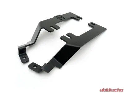 T-Rex Grilles Black Mild Steel Hood Hinge LED Bracket for 3 inch ZROADZ or similar style LED Pod Lights GMC Sierra 2500HD | 3500HD 2020-2023 - Z362381