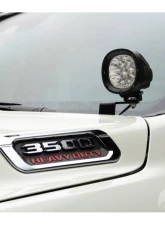 T-Rex Grilles Ditch Light Hood Mounting Bracket Kit w/ (2) 3-inch ZROADZ White LED Light Pods RAM 2500 | 3500 2019-2024                                     - Z364531-KIT2 - Image 5