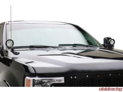 T-Rex Grilles Ditch Light Mounting Bracket Kit w/ 4-inch White LED Light Pods Ford Superduty F-250 | F-350 | F-450 | F-550 2023-2025 - Z365971-KIT2