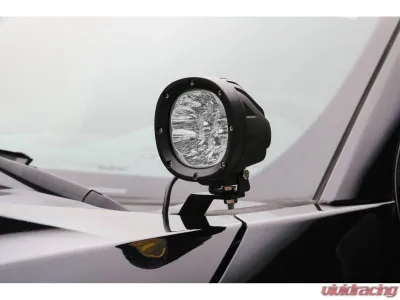 T-Rex Grilles Ditch Light Mounting Bracket Kit w/ 4-inch White LED Light Pods Ford Superduty F-250 | F-350 | F-450 | F-550 2023-2025 - Z365971-KIT2