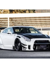Liberty Walk Type 2 Bonnet Hood FRP Nissan GT-R R35                                     - LBW-GTR2-Hood-FRP - Image 2