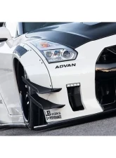Liberty Walk Type 2 Bonnet Hood FRP Nissan GT-R R35                                     - LBW-GTR2-Hood-FRP - Image 5