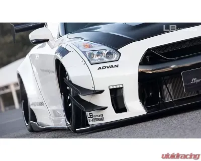 Liberty Walk Type 2 Bonnet Hood FRP Nissan GT-R R35 - LBW-GTR2-Hood-FRP