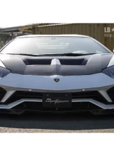 Liberty Walk Performance Dry Carbon Front Diffuser Lamborghini Aventador S 2012-2020                                     - LBW-LAM-FD-DC - Image 4
