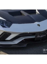 Liberty Walk Performance Dry Carbon Front Diffuser Lamborghini Aventador S 2012-2020                                     - LBW-LAM-FD-DC - Image 2