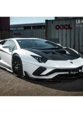 Liberty Walk Performance Dry Carbon Front Diffuser Lamborghini Aventador S 2012-2020                                     - LBW-LAM-FD-DC - Image 4