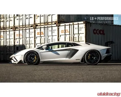 Liberty Walk Performance Dry Carbon Side Diffusers Lamborghini Aventador S 2012-2020 - LBW-LAM-SD-DC