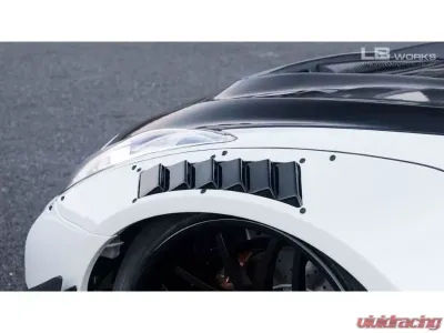 Liberty Walk Carbon Fiber Type 2 Hood Nissan GT-R R35 - LBW-GTR2-Hood-CFRP
