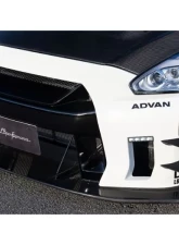 Liberty Walk Carbon Fiber Type 2 Hood Nissan GT-R R35                                     - LBW-GTR2-Hood-CFRP - Image 3