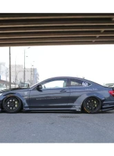 Liberty Walk Complete Body Kit w/ Carbon Fiber Wing FRP Mercedes-Benz W204 C63 2008-2014                                     - LB-W204C-FRP-CFRPWing - Image 3