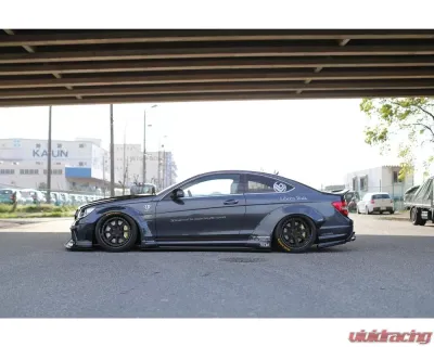Liberty Walk Complete Body Kit w/ Carbon Fiber Wing FRP Mercedes-Benz W204 C63 2008-2014 - LB-W204C-FRP-CFRPWing