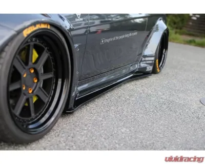 Liberty Walk Complete Body Kit w/ Carbon Fiber Wing FRP Mercedes-Benz W204 C63 2008-2014 - LB-W204C-FRP-CFRPWing