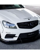 Liberty Walk Complete Body Kit w/ Carbon Fiber Wing FRP Mercedes-Benz W204 C63 2008-2014                                     - LB-W204C-FRP-CFRPWing - Image 10