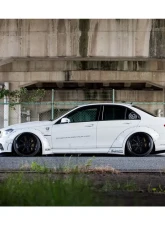 Liberty Walk Complete Body Kit w/ Carbon Fiber Wing FRP Mercedes-Benz W204 C63 2008-2014                                     - LB-W204C-FRP-CFRPWing - Image 11