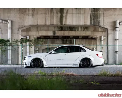 Liberty Walk Complete Body Kit w/ Carbon Fiber Wing FRP Mercedes-Benz W204 C63 2008-2014 - LB-W204C-FRP-CFRPWing