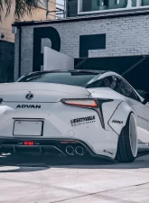 Liberty Walk Artisan Spirits Rear Diffuser Lexus LC500 / LC500h 2018-2021                                     - LW-LC500-RD-FRP - Image 3