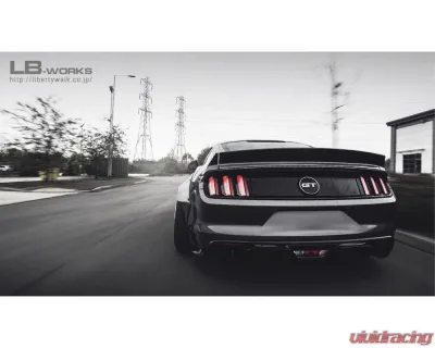 Liberty Works Rear Wing - 0LBW-Mustang-FRP-WING