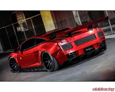LIberty Walk Performance Rear Wing Ver.2 FRP Lamborghini Gallardo 2004-2014 - LW-Gallardo-0007-FRP