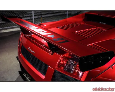 LIberty Walk Performance Rear Wing Ver.2 FRP Lamborghini Gallardo 2004-2014 - LW-Gallardo-0007-FRP