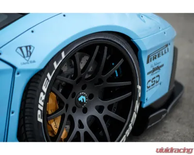LIberty Walk CFRP Complete Body Kit w/ Exchange Fender Lamborghini Aventador 2012-2015 - LW-Aventador-0023