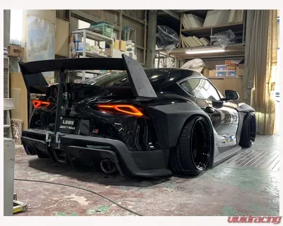 Liberty Works Rear Diffuser & Rear Side Fin Toyota Supra A90 2020+ - LB-A90-FRP-RDRSF