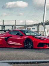 Liberty Works Complete Body Kit FRP Chevrolet Corvette Stingray C8 2020+                                     - LBW-C8Corvette-FRP-WB-01 - Image 6