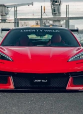 Liberty Works Complete Body Kit FRP Chevrolet Corvette Stingray C8 2020+                                     - LBW-C8Corvette-FRP-WB-01 - Image 7