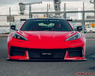 Liberty Works Complete Body Kit FRP Chevrolet Corvette Stingray C8 2020+ - LBW-C8Corvette-FRP-WB-01